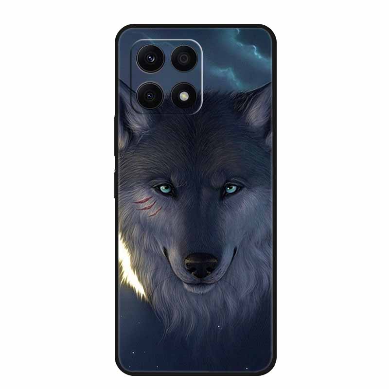 For Honor X6B Case Soft Printed Lion Wolf TPU Silicone Cover for Huawei Honor X6b Case JDY-LX1 Protection HonorX6b Girl Covers
