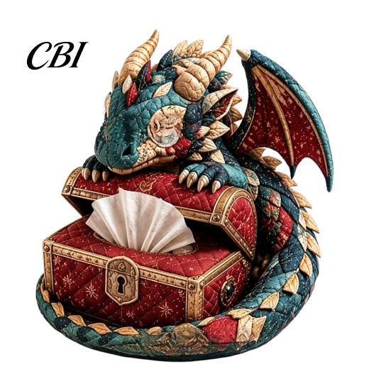 Cabin Style Sewing Kit Quilted DIY Patchwork Tissue Box Kit, with Pre-Cut Fabric, Cover Whimsical Woodland Animal Box, for Adults Beginners Bush Quilt