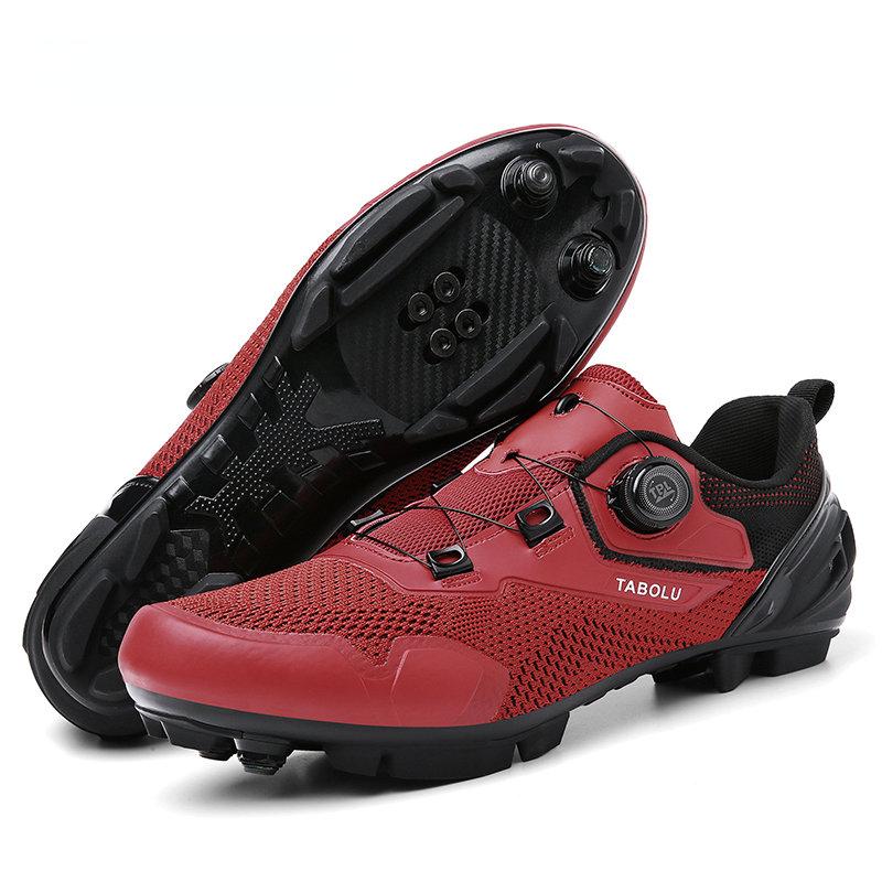 Pro Cycling Shoes MTB Mens Road Flat Speed Shoes Mens Route Shoes Cycling Race Cleats Women's Cycling Hiking ShoesSpd Mtb Shoes