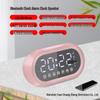 New Portable Bluetooth Speaker with Dual Alarm Clock and Card Slot, Heavy Bass for Home Use