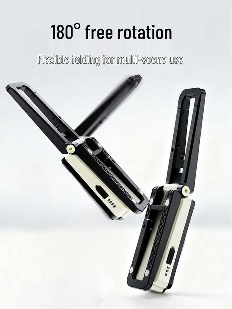 Portable Outdoor Work Light: Foldable, High Brightness, Magnetic, Multi-Light Source for Camping and Inspections