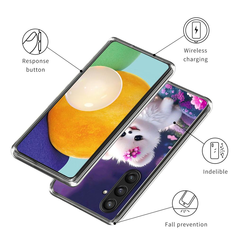 For Samsung Galaxy S25 Case Pattern Printed Shockproof TPU Phone Cover