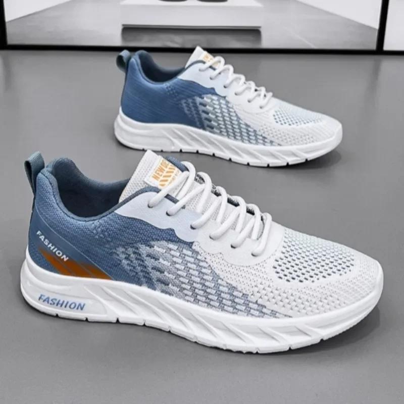 Fashion 2025 New Ultralight Sports Shoes Breathable Cushioned Soft Sole Students Lightweight Casual Sneakers for Men