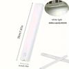 Rechargeable Magnetic LED Strip Light with Motion Sensor for RV Cabinet Wardrobe Kitchen - Wireless Night Light