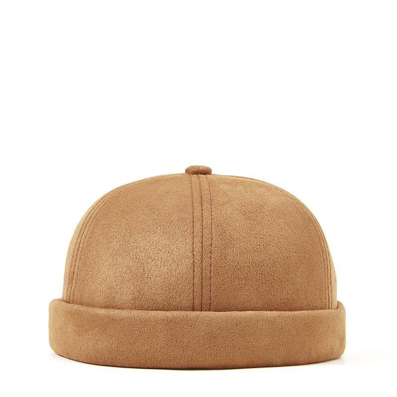 

Весна и лето новая мода шапка без подкладки шапка землевладельца мужская и женская уличная трендовая куполообразная шапка-дыня M（56-59cm） верблюд