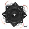 360 Degree Flat Boat Seat Swivel, 7" Stool Swivel Base, Seat Swivel Base Mount
