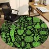 1pc Nature Explorer Office Round Area Rug, Indoor Mat Suitable ForOffice, Under Office Chairs Bedroom Living Room Home Decor, Room Decot039