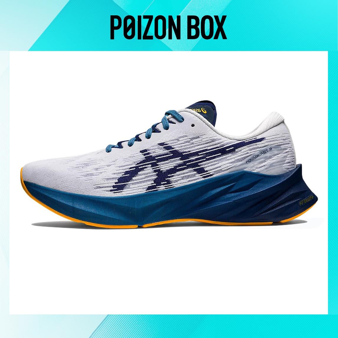 

кроссовки ASICS Novablast 3 White Deep Ocean 1011B458-100