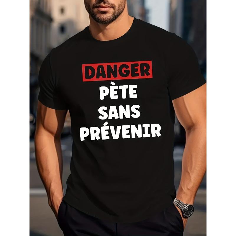 A Trendy Men'S Short-Sleeve Graphic T-Shirt, Perfect for Dates, Outdoor Activities, And Casual Wear. It'S Comfortable, And a Classic American Style