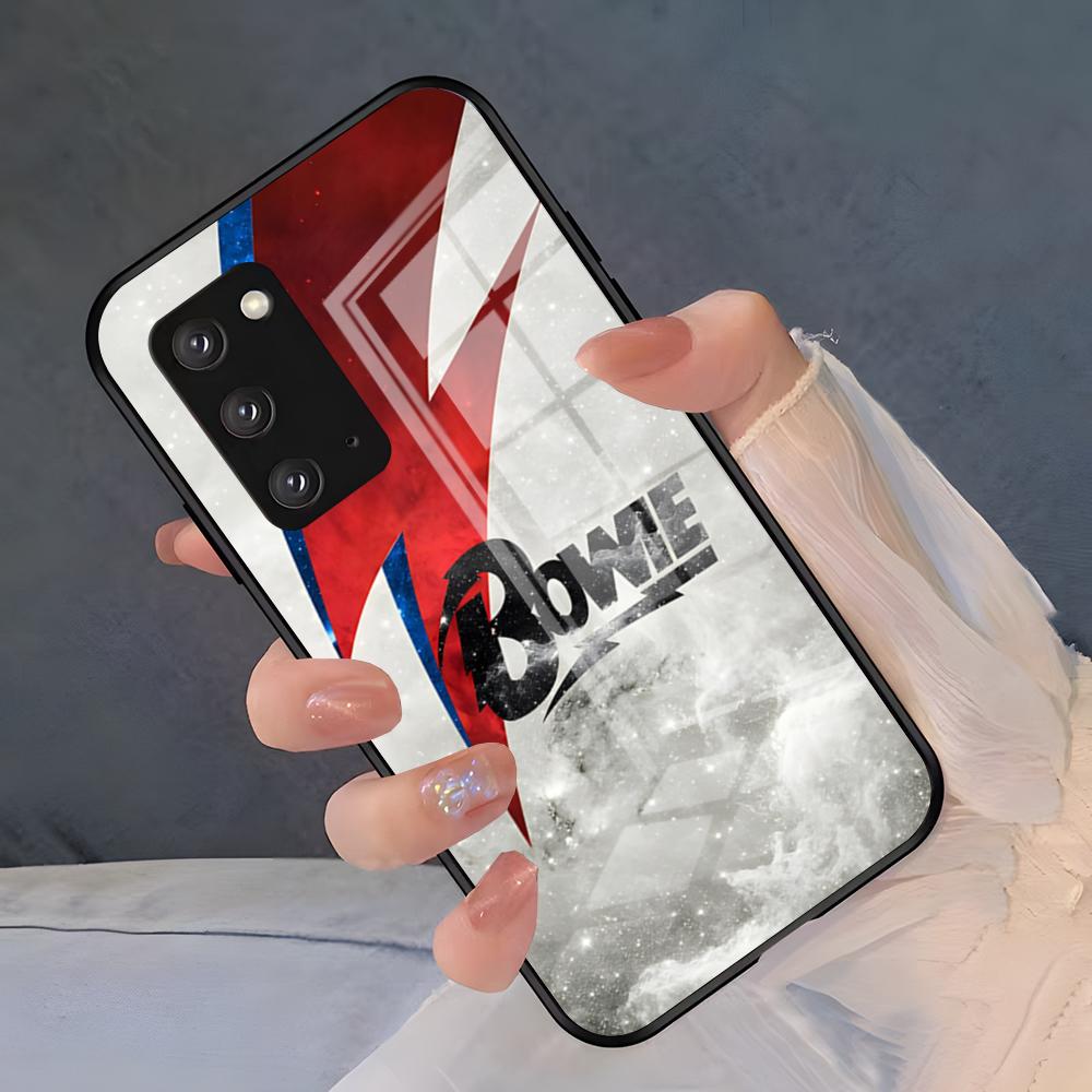 

Singer D-David Bowie Phone Case For Samsung S26 S25 Plus S20 S20 Plus S22 Ultra S23 FE S21 Plus S21 Ultra Glass Cover Samsung S20 Ultra