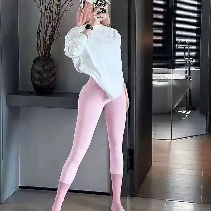 Tummy Control Peach Butt Fitness Pants, Unrestricted for Weightlifting, Cycling, Pilates, Skin-Friendly, High-Elastic Yoga Pants for Autumn