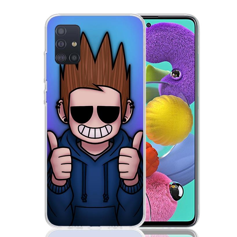 Anime Cartoon Eddsworld Phone Case for Samsung Galaxy A52 A51 A50S A12 A22 A32 A72 A10S A30S A31 A71 Note 20 Ultra 10 Plus S10 G