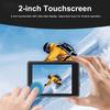 5K WiFi Action Camera, Ultra HD Dual Screen Camera, 170 Degrees  Wide Angle, 6 Axis Stabilization, 30M Underwater