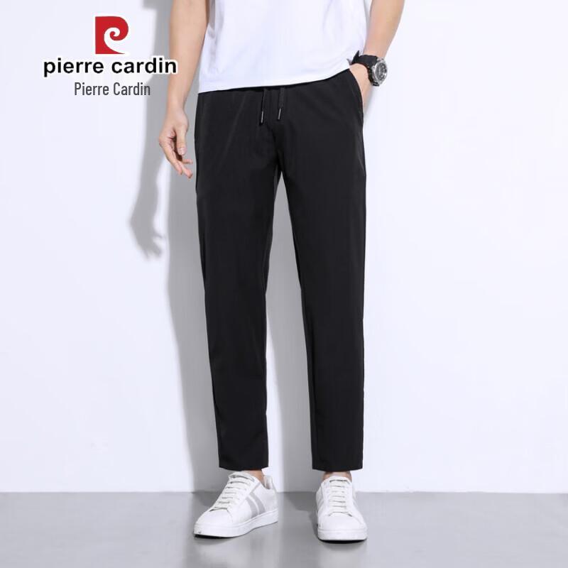 

Pierre Cardin Men s Elastic Drawstring Straight-Leg Casual Pants XXL