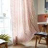 Finished Curtains Cotton And Linen Fabric Printing Floral Fresh Small Window Semi-Blackout Balcony Bay Window Curtain