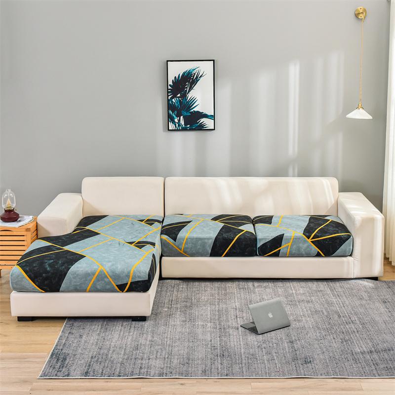 Stretch Floral Sofa Seat Cushion Cover Elastic Sofa Covers For Living Room Armchair Couch Cover L-Shape Sofa Cover Removable
