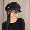 Cloud Hat Female Pleated Bag Face Showing Face Small Octagonal Hat Travel Daily Casual Beret