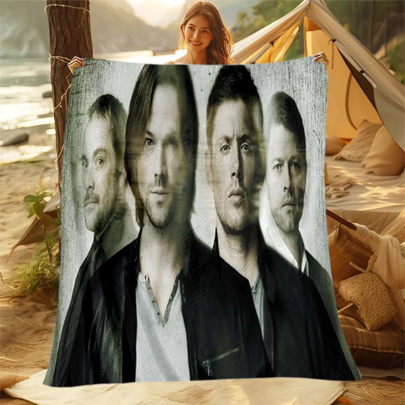 1pc supernatural blanket, all season lightweight home office outdoor nap multifunctional blanket