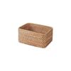 MUJI Stackable Rattan Rectangular Box - Small V Approx. W26 X D18 X H12cm 47381238 Clothing Case