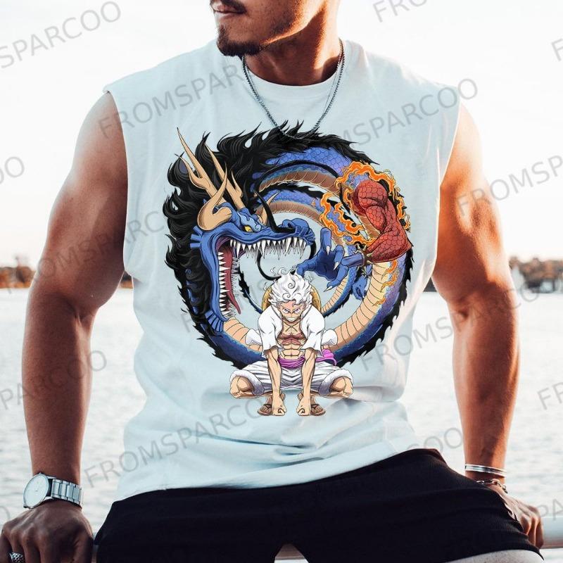 Trendy Bull Graphic Tank Tops For Men Summer Fashion Streetwear 3D Printed Gym Vest Cool Breathable Oversized Sports Tees Tops