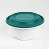 JingZhiFeng Thickened Disposable Round Food Containers with Locking Lids