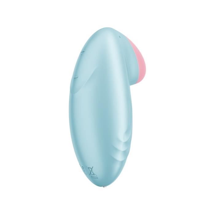 Stimulateur clitoridien - Satisfyer - Tropical Tip - Connecté - Bleu - Compact