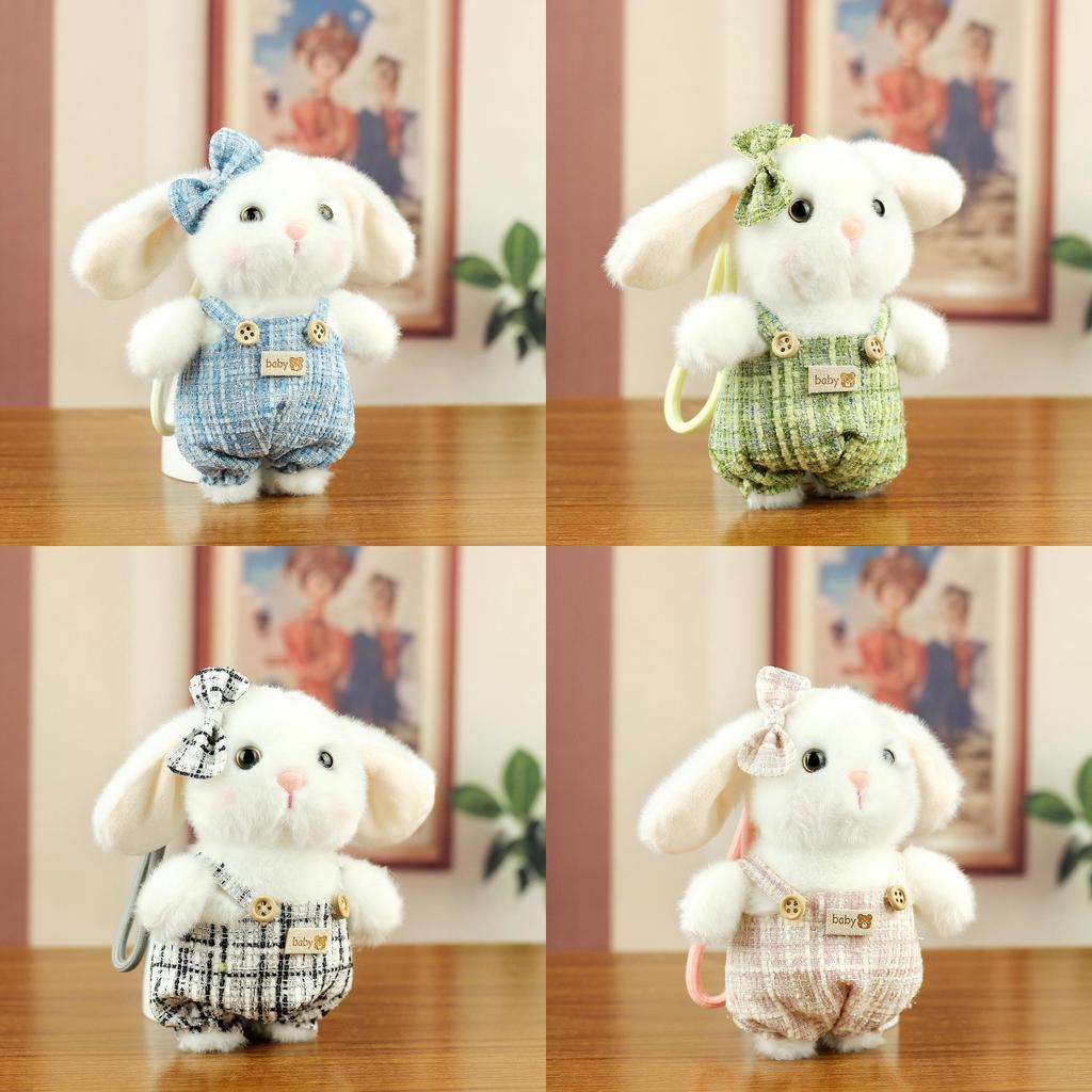 Plush Bunny Keychain With Pp Cotton Filling For Kids And Adults