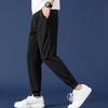 Erkek Buz İpek Eşofman Altı Elastik Bağcıklı Bel Cepli Spor Pantolon Nefes Alabilir File İnce Fitness Pantolon Sokak Giyim