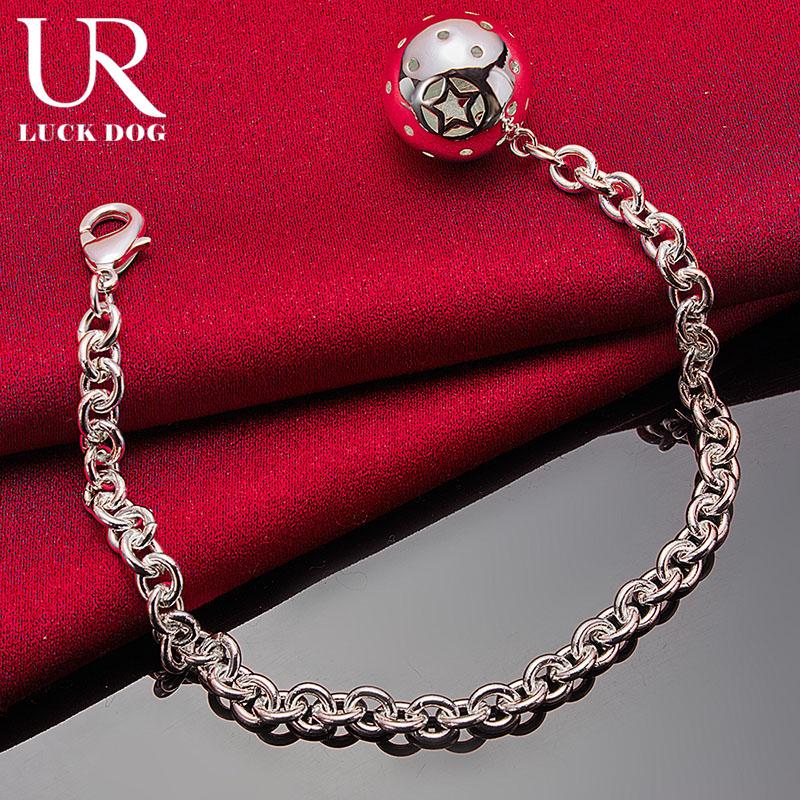 925 Sterling Silver Pendant Bracelet Fashionable Wedding Jewelry