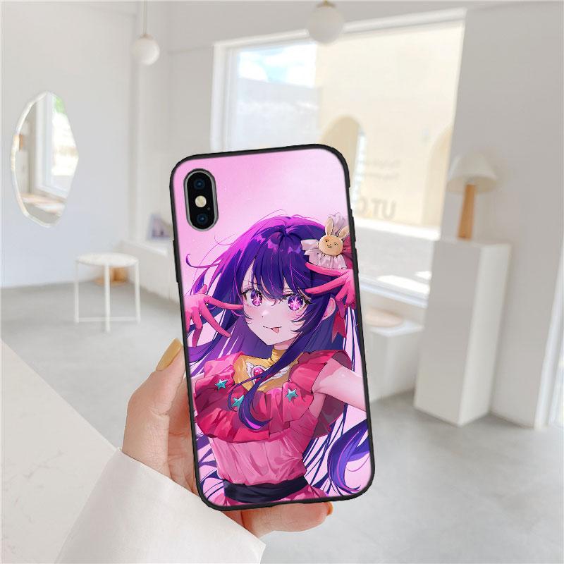

HK55 Oshi No Ko Ай Хосино Чехол для телефона для Samsung Galaxy A11 A12 A13 A15 A52S A53 A55 A56 A70 A71 A72 A73 F06 F16 F56 A32 A33 Galaxy A53 5G