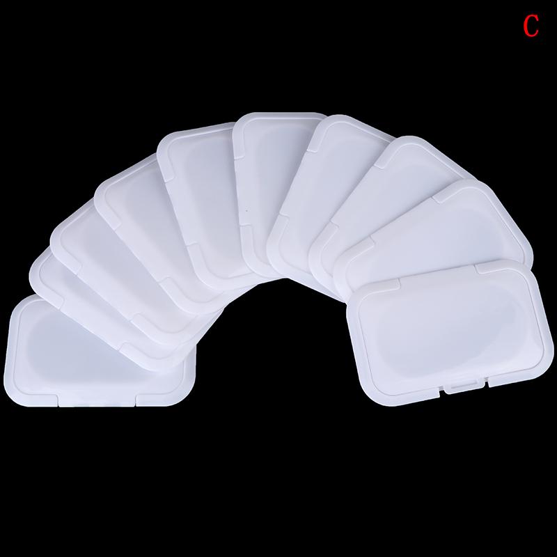 1/5/10Pc Reusable Baby Wet Paper Lid Tissue Box Wet Paper Lid No Adhesive