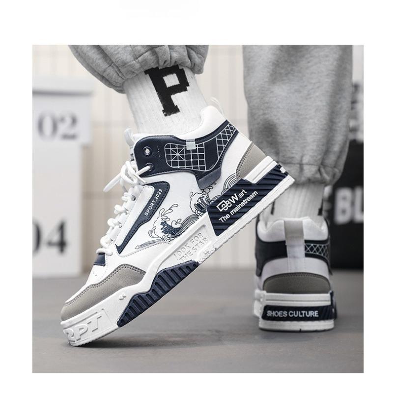 Mode Herren Frühling Freizeit Laufschuhe Designer Luxus Leder Herren Sneaker Outdoor Leichte Wanderschuhe für Herren Vulkanisierte Sportschuhe