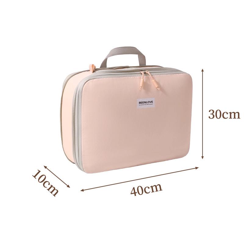 Large Capacity Portable Storage Bag for Clothes with Compartments