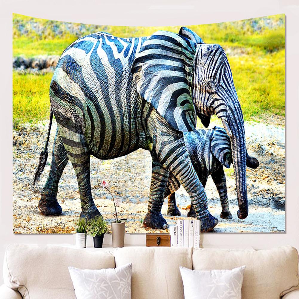 3d Wild Animal Pattern Painting Wall Cloth Tapestry Colorful Vibrant Decoration Blanket Multipurpose Tablecloths Beach Towels