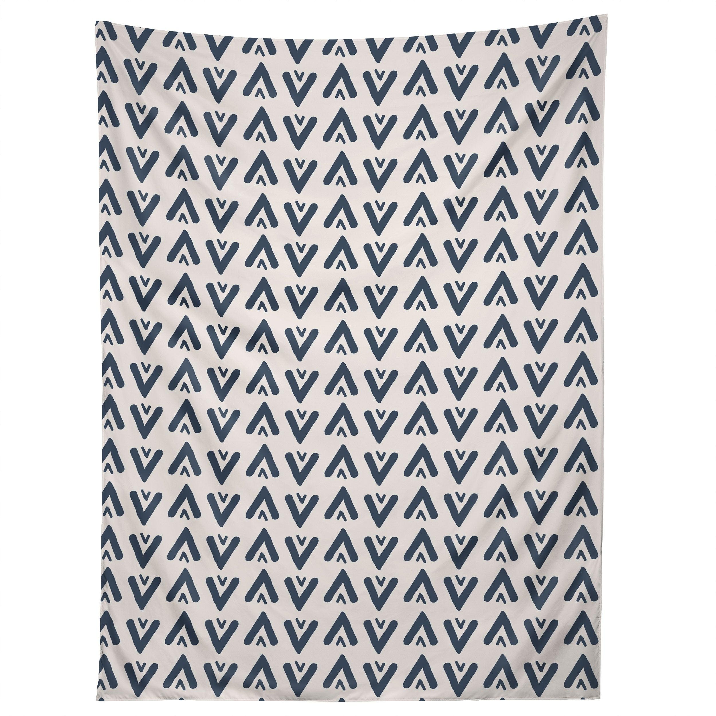 NAVY ARROWS tapestry 75x100