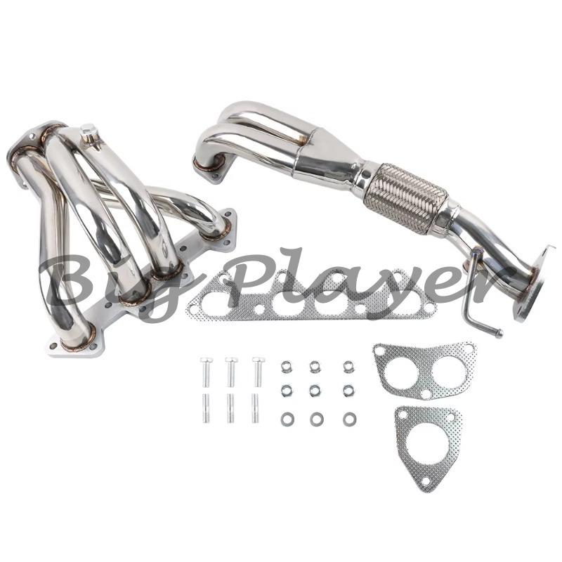 For Stainless Racing Manifold Header Exhaust For Honda Accord98-02 LS4;Combo 1998-2002 For Honda Accord F23 DX LX EX L4 2.3L