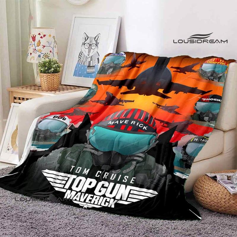 Classic Movie Top Gun Blanket Children's warm and beautiful blanket soft and comfortable blanket birthday gift