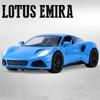 1/24 Lotus Emira Evija Alloy Sports Car Model Diecasts Metal Racing Car Vehicles Model Simulation Sound Light Collection KidsToy
