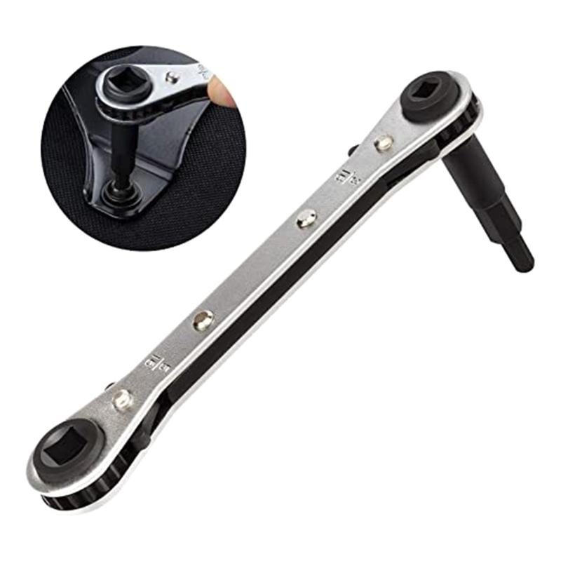 Hvac Service Wrench Compatible for W/ Air Conditioning Refrigeration Equipment Repair 3/8” To 1/4” 5/16'' X 1/4'