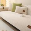 New Warm Lamb Wool Sofa Towel Solid Color Sofa Towels Universal Non-slip Super Soft Sofa Towel For Living Room Modern Decoration