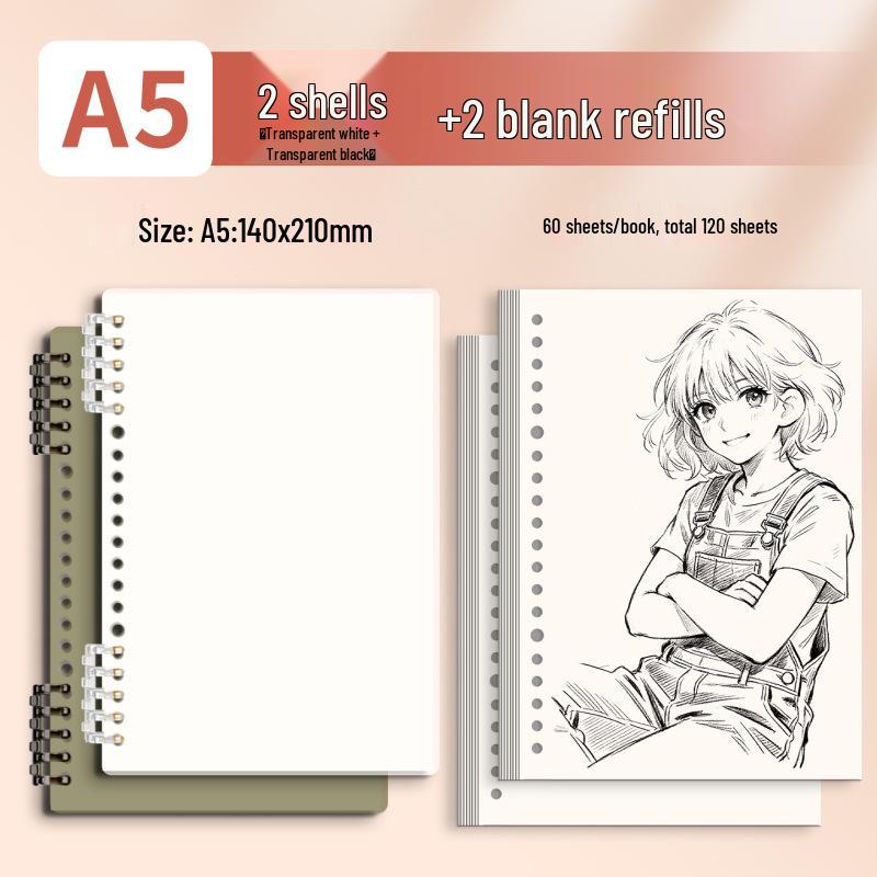 Morandi Detachable Student Sketchbook - Thick, Comfortable, Colorful Art Drawing Pad