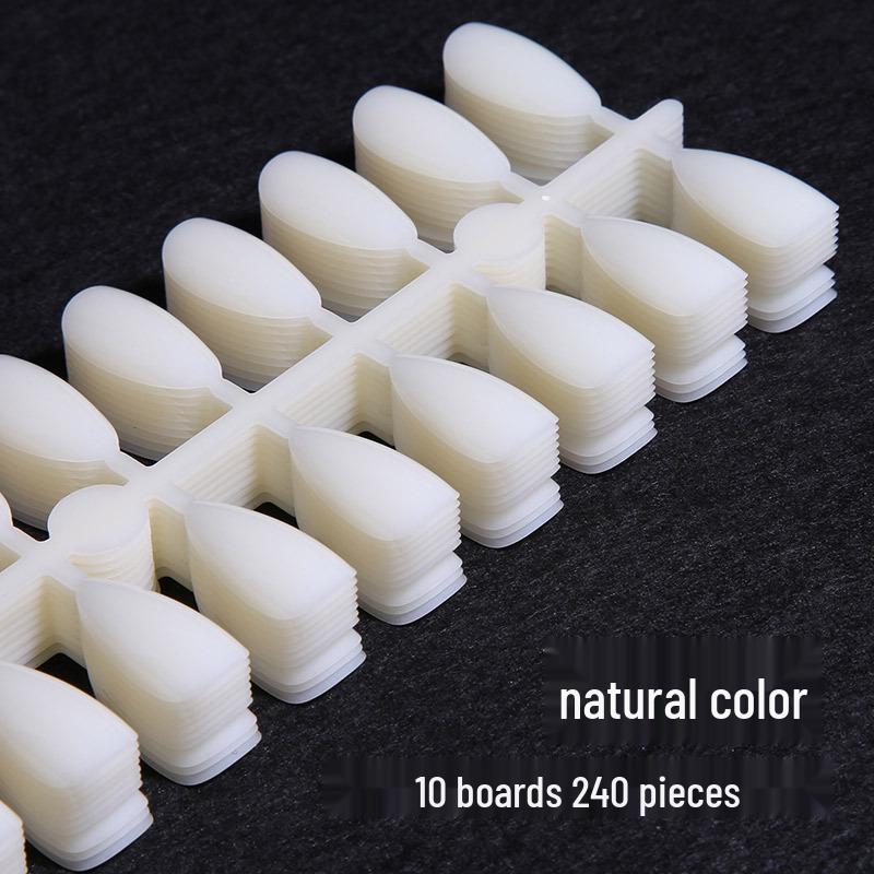 

Японские миндалевидные типсы для практики нейл-арта - 240 цветов, таблица для демонстрации