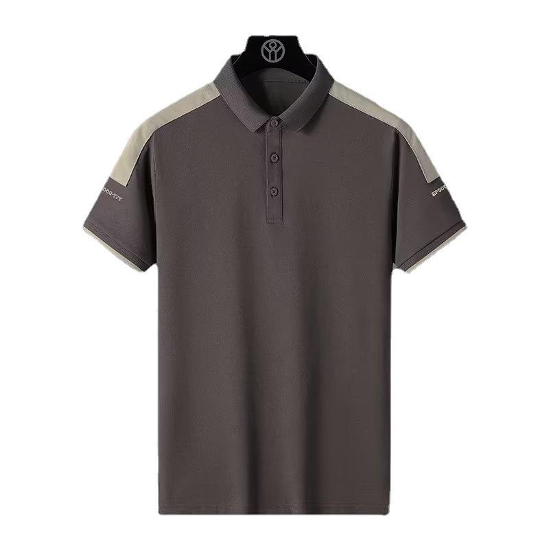 Hong Kong-Inspired Solid Color Men's Trendy Loose-Fit Casual Summer T-Shirt
