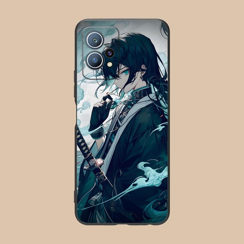 Demon Slayer Muichiro Phone Case for Huawei P60 P50 P40 P30 P20 P10 P9 P8 Pro Lite Plus Colour Protective Pretty Luxury Cover
