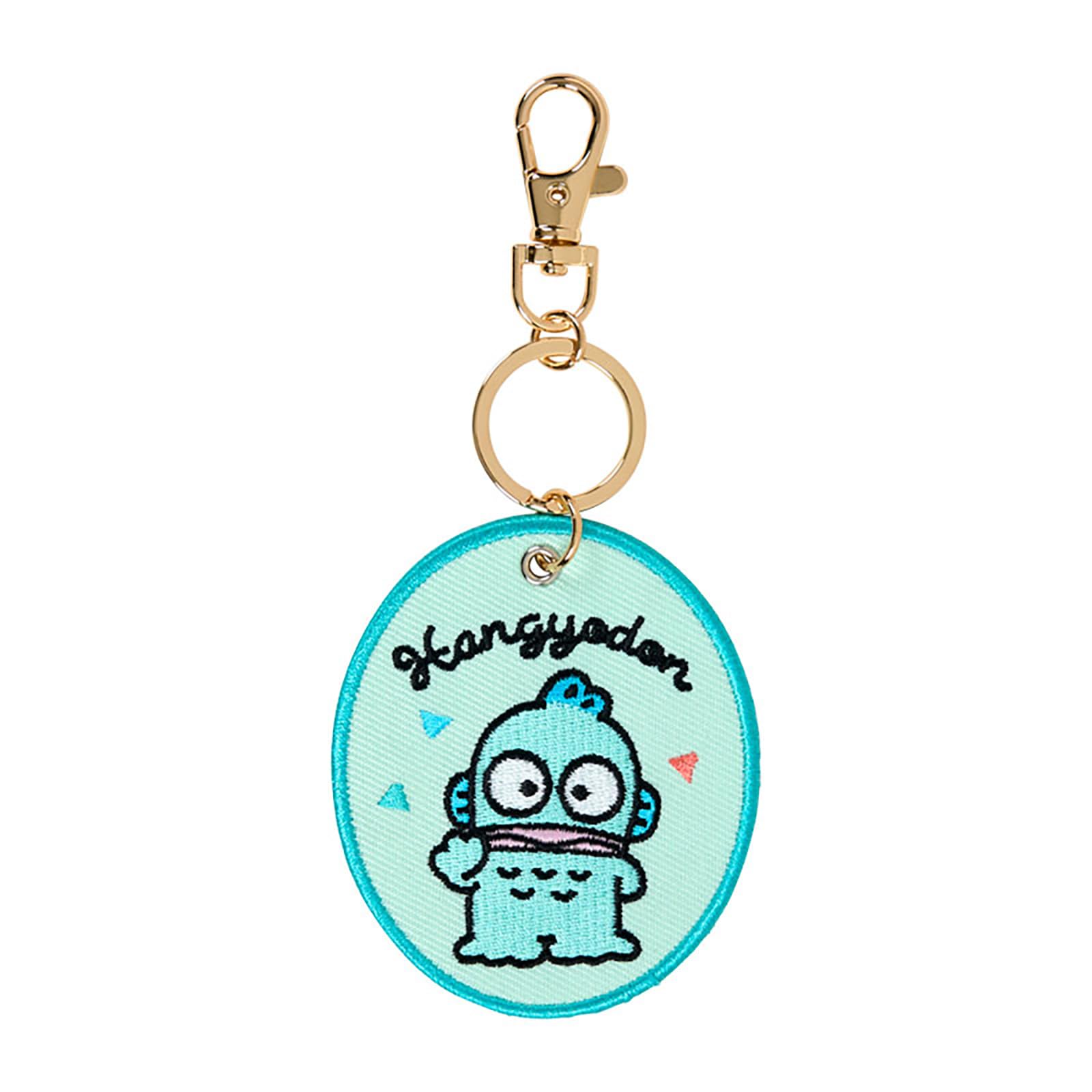 Sanrio Hangyodon Character Grand Prix Keychain Embroidered Patch Polyester Steel 486124