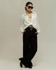 High-waisted Trousers Samsara 1613 36 Black