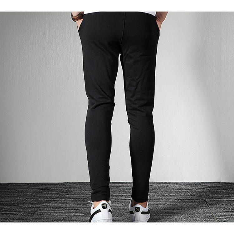 Puma Knitted Sweatpants Men's Black Moderate Straight Fit Pants 595903-01