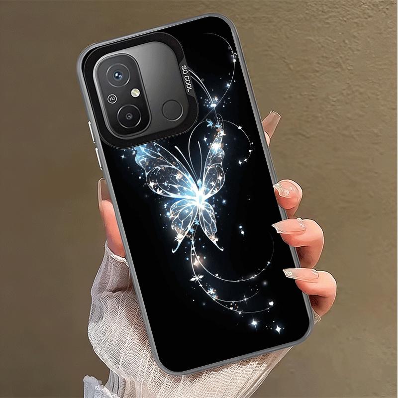 Beautiful Purple Butterfly Shockproof Phone Case for Xiaomi Poco X7 X6 X5 X3 Pro F7 Ultra M8 Redmi 15C 15 14C 13C 12C 10C 13 12