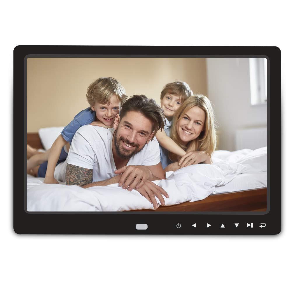 12 Inch 1080P HD Digital Photo Frame with Remote Control Support 32G SD and USB for Pictures and Videos