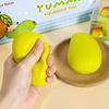 Color Changing Mango Squeeze Toy Soft Asmr Sensory Squeeze Ball Anti-Anxiety Stress Relief Toy For Adults